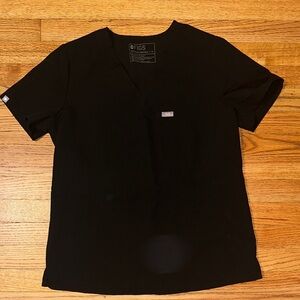 FIGS Woman’s Black Scrub Top